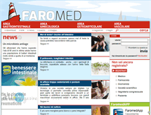 Tablet Screenshot of faromed.it